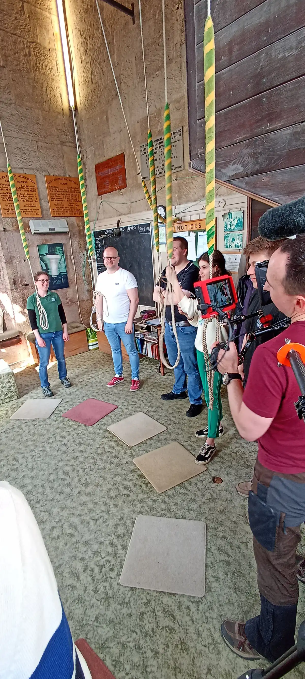 Behind the scenes
